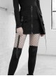 Steam Punk Female Black Zipper Strap High Waist Short Skirt