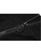 Steam Punk Female Black Zipper Strap High Waist Short Skirt