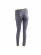 Metal Zipper Decoration Metal Buckle Leather Leg Loop Black And Bronze Punk Leather Pants