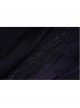 Steam Punk Female Casual Loose Dark Mesh Stitching Long Skirt