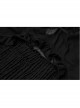 Steam Punk Female Black Elegant Chiffon Lace Stitching High Waist Dress