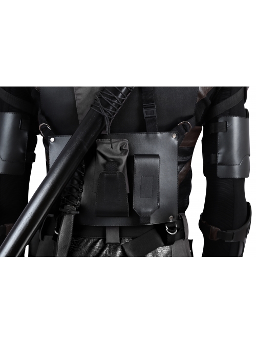 G.I.Joe Retaliation Snake Eyes Black Battle Suit Halloween Cosplay Costume Full Set Without Props Weapon