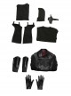 G.I.Joe Retaliation Cobra Commander Black Battle Suit Halloween Cosplay Costume Full Set