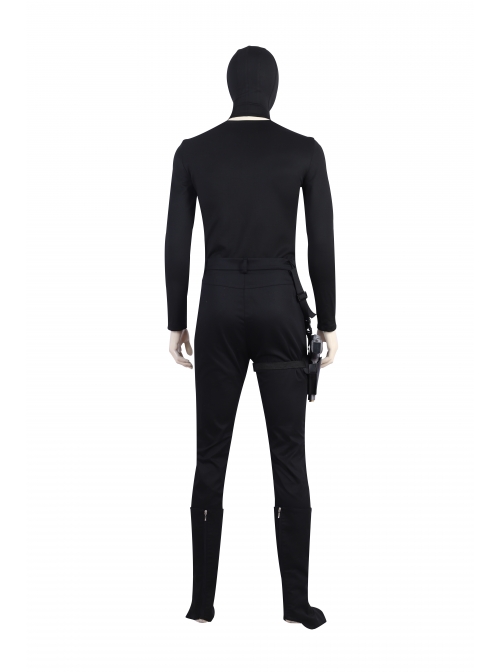 G.I.Joe Retaliation Cobra Commander Black Battle Suit Halloween Cosplay Costume Full Set