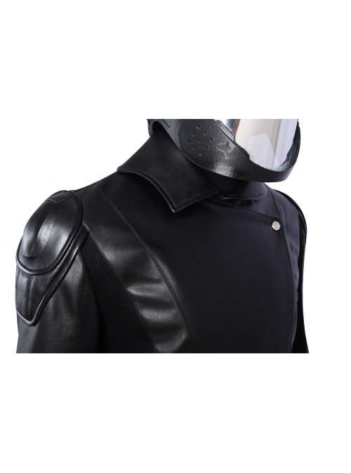 G.I.Joe Retaliation Cobra Commander Black Battle Suit Halloween Cosplay Costume Full Set