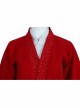 Mulan Red Battle Suit Halloween Cosplay Costume Full Set Without Props Sword