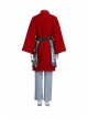 Mulan Red Battle Suit Halloween Cosplay Costume Full Set Without Props Sword