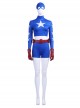 Stargirl Courtney Whitmore Blue Tight Clothing Suit Halloween Cosplay Costume Full Set