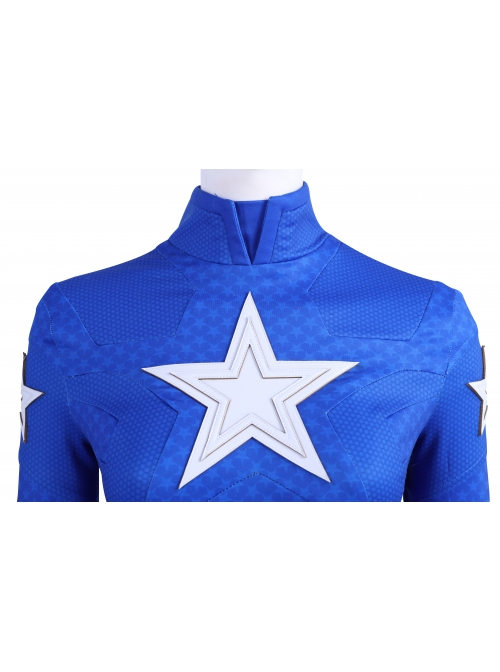 Stargirl Courtney Whitmore Blue Tight Clothing Suit Halloween Cosplay Costume Full Set
