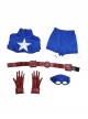 Stargirl Courtney Whitmore Blue Tight Clothing Suit Halloween Cosplay Costume Full Set