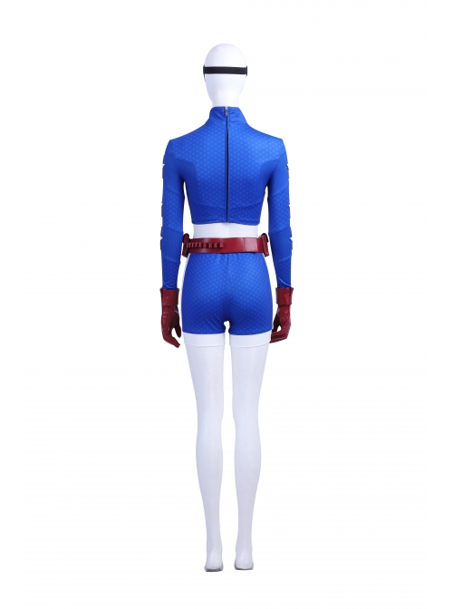 Stargirl Courtney Whitmore Blue Tight Clothing Suit Halloween Cosplay Costume Full Set