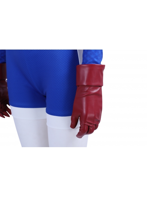 Stargirl Courtney Whitmore Blue Tight Clothing Suit Halloween Cosplay Costume Full Set