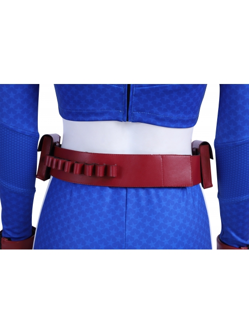 Stargirl Courtney Whitmore Blue Tight Clothing Suit Halloween Cosplay Costume Full Set