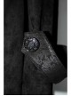 Big Pendulum Collar Hand Embroidery Shawl Cross Pendant Decoration Black Punk Long Coat