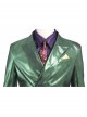 Gotham Season 5 The Joker Purple Coat Green Suit Halloween Cosplay Costume Full Set