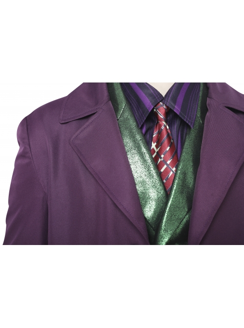 Gotham Season 5 The Joker Purple Coat Green Suit Halloween Cosplay Costume Full Set