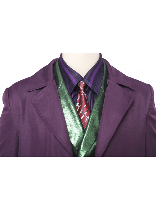 Gotham Season 5 The Joker Purple Coat Green Suit Halloween Cosplay Costume Full Set
