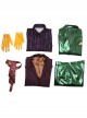 Gotham Season 5 The Joker Purple Coat Green Suit Halloween Cosplay Costume Full Set
