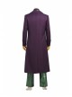 Gotham Season 5 The Joker Purple Coat Green Suit Halloween Cosplay Costume Full Set