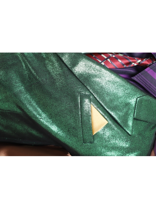 Gotham Season 5 The Joker Purple Coat Green Suit Halloween Cosplay Costume Full Set