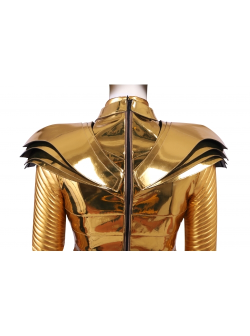 Wonder Woman 1984 Wonder Woman Diana Prince Golden Battle Suit Halloween Cosplay Costume Set Without Helmet