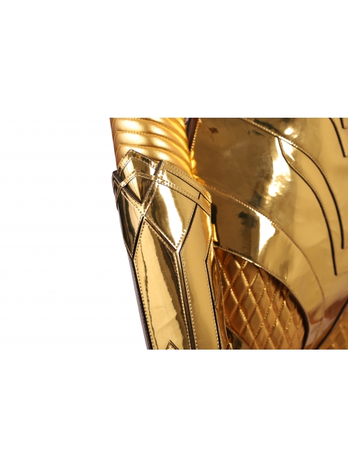 Wonder Woman 1984 Wonder Woman Diana Prince Golden Battle Suit Halloween Cosplay Costume Set Without Helmet
