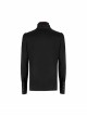 High Collar Front Chest Flounce Metal Retro Button Long Sleeve Black Gothic Shirt