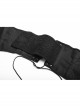 Black Front Metal Nails Metal Hasp Decoration Back Lace-Up Punk Girdle
