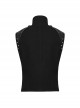 Front Ribbon Retro Metal Button Decoration Black Punk Denim Vest