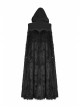 Front Metal Retro Button Decals Decoration Black Gothic Imitation Wool-Grass Cloak