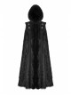 Front Metal Retro Button Decals Decoration Black Gothic Imitation Wool-Grass Cloak