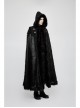 Front Metal Retro Button Decals Decoration Black Gothic Imitation Wool-Grass Cloak