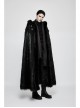 Front Metal Retro Button Decals Decoration Black Gothic Imitation Wool-Grass Cloak