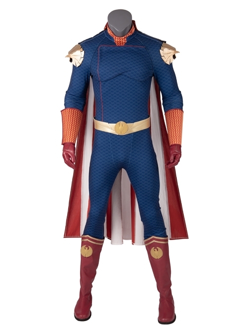 The Boys Homelander Battle Suit Halloween Cosplay Costume Set Without Shoes