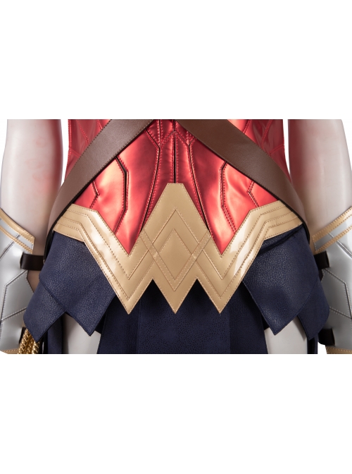 Wonder Woman 1984 Diana Prince Black Cloak Suit Halloween Cosplay Costume Full Set