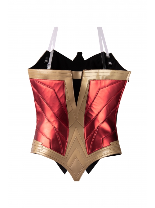 Wonder Woman 1984 Diana Prince Black Cloak Suit Halloween Cosplay Costume Full Set