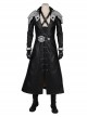 Final Fantasy VII Remake Sephiroth Black Windbreaker Suit Halloween Cosplay Costume Full Set