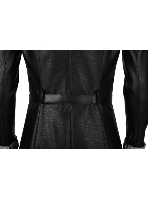 Final Fantasy VII Remake Sephiroth Black Windbreaker Suit Halloween Cosplay Costume Full Set