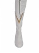 The Flash Season 5 Godspeed August Heart White Battle Suit Halloween Cosplay Costume Full Set