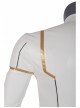 The Flash Season 5 Godspeed August Heart White Battle Suit Halloween Cosplay Costume Full Set