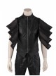Devil May Cry 5 Vergil Black Windbreaker Suit Halloween Cosplay Costume Set Without Shoes