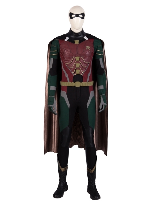 TV Drama Titans Robin Dick Grayson Halloween Cosplay Costume Full Set