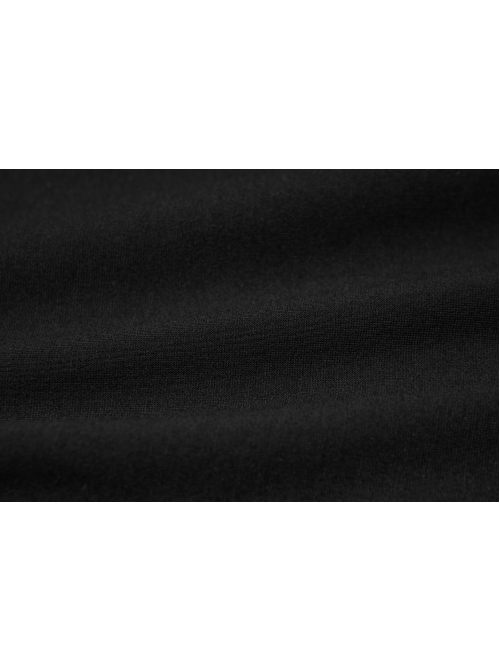 Black Gothic Plus Size Front Decals Knit Flare Pants