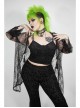Golden Velvet Print Black Gothic Plus Size Front Decals Knit Flare Pants