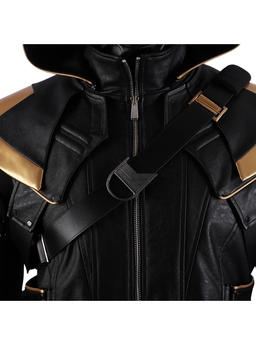 Avengers Endgame Hawkeye Clint Barton Ronin Version Black Battle Suit Halloween Cosplay Costume Full Set