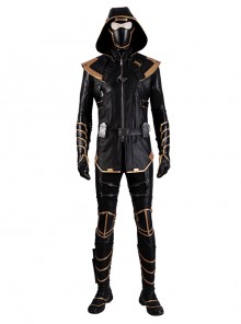 Avengers Endgame Hawkeye Clint Barton Ronin Version Black Battle Suit Halloween Cosplay Costume Full Set
