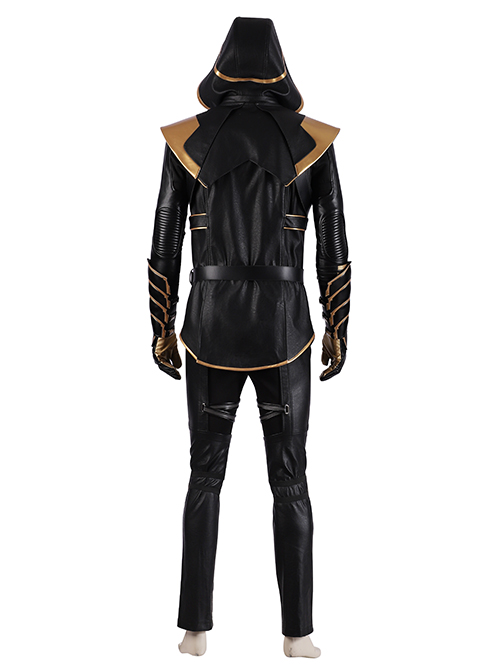Avengers Endgame Hawkeye Clint Barton Ronin Version Black Battle Suit Halloween Cosplay Costume Full Set