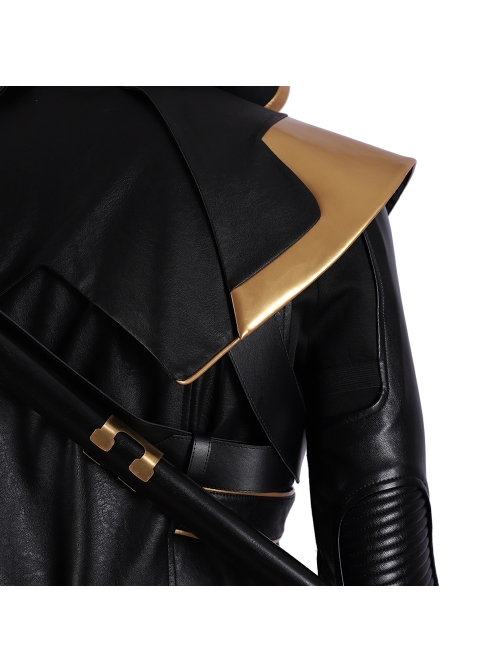 Avengers Endgame Hawkeye Clint Barton Ronin Version Black Battle Suit Halloween Cosplay Costume Full Set