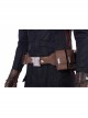 Avengers Endgame Captain America Steve Rogers Pure Color Battle Suit Halloween Cosplay Costume Full Set