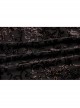 V-Neck Front Chest Decals Splice Chiffon Long Sleeve Back Waist Lace-Up Black Gothic Plus Size Velvet Dress